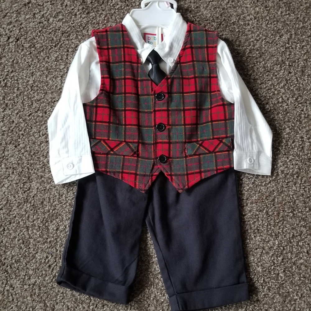Baby Togs Infant 4pc Suit set NWOT